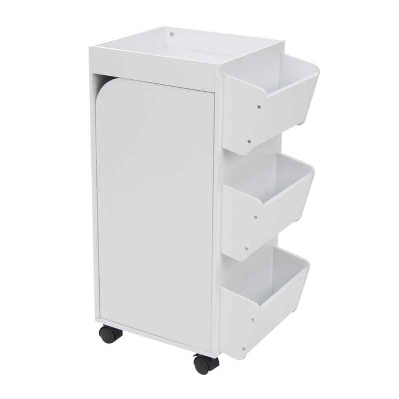 Rebrilliant Ili Double Sided 9 Compartment Teaching Cart with Bins